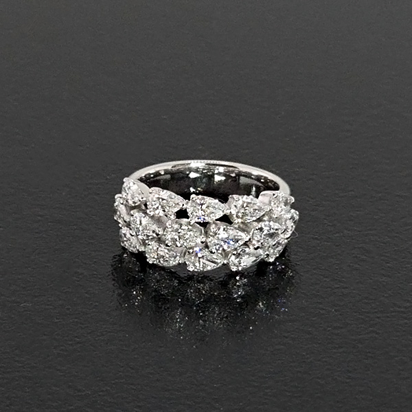 實驗室鑽石水滴形尾戒 