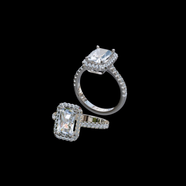 實驗室鑽石雷帝恩女戒3克拉 