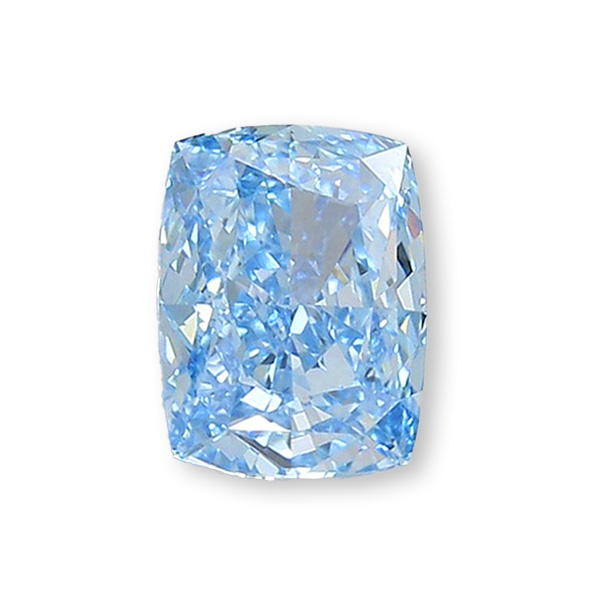 實驗室藍彩鑽枕形裸石7克拉 