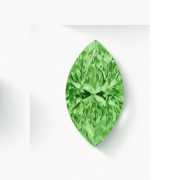 實驗室綠彩鑽馬眼形裸石3克拉 