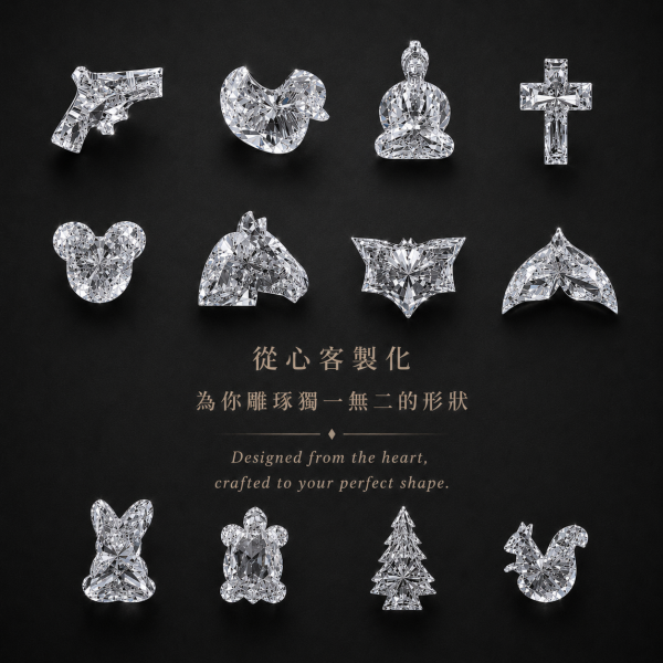 實驗室鑽石多種車工(客制化) 