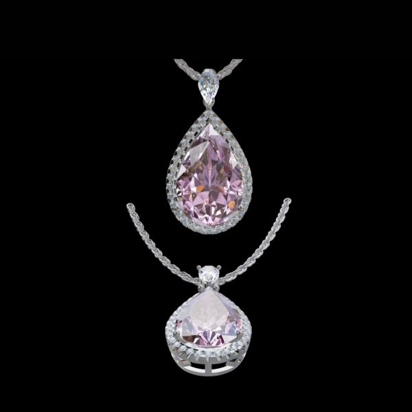 實驗室水滴粉紅彩鑽6克拉 