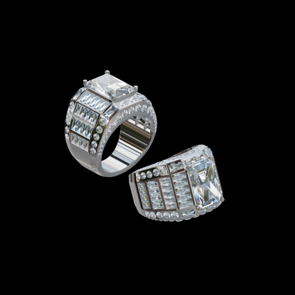 實驗室鑽石雷帝恩男戒7克拉 