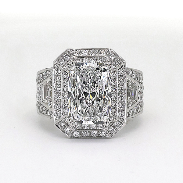 實驗室鑽石雷帝恩男戒10克拉E.vs2 