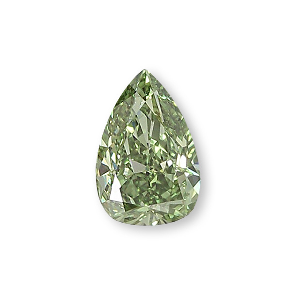 實驗室綠彩鑽水滴形裸石5克拉 