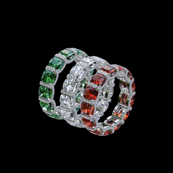 實驗室彩鑽.男女戒指(客製化商品)一粒20分上 