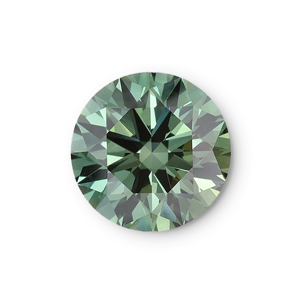 實驗室綠彩鑽圓形裸石5克拉 